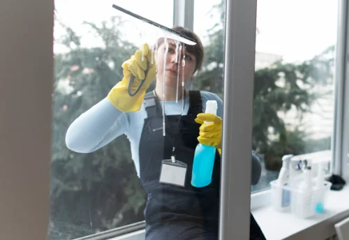 Nettoyage de vitres intérieures et extérieures à Saint-Martin-sur-le-Pré